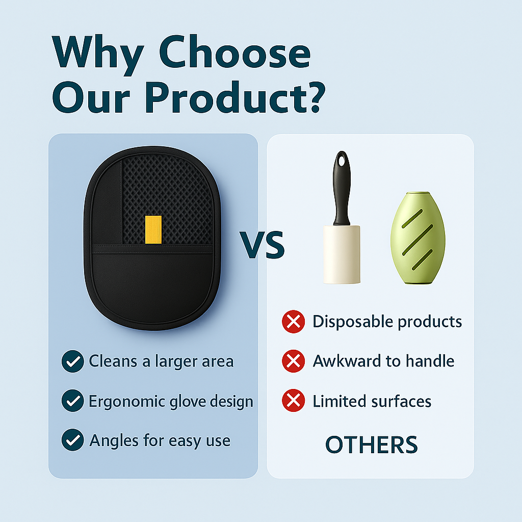 Remove Pet Hair in Seconds